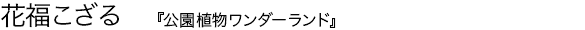 公園植物ワンダーランド 花福こざる