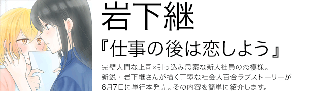 仕事の後は恋しよう 岩下継
